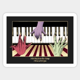 Piano Trinity Dark Sticker